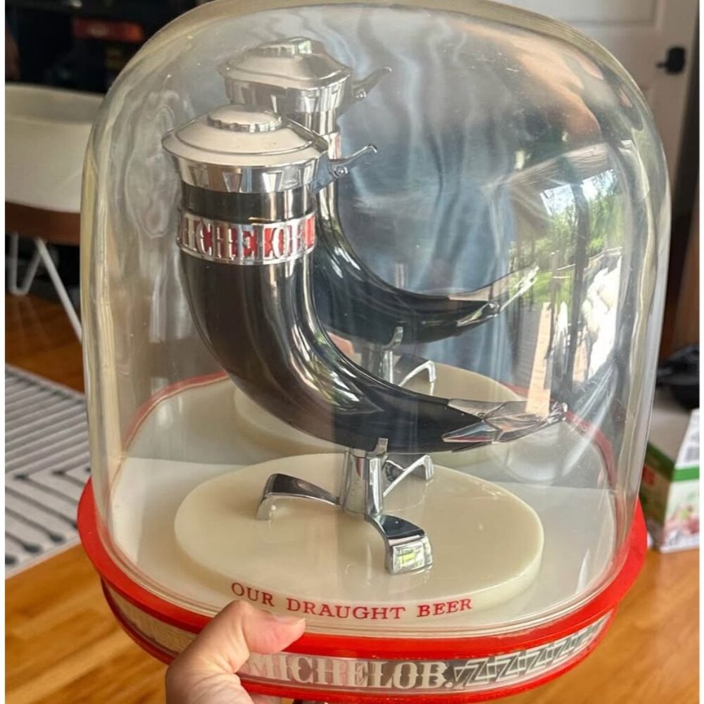 1960s Michelob light up beer advertising wall hanging